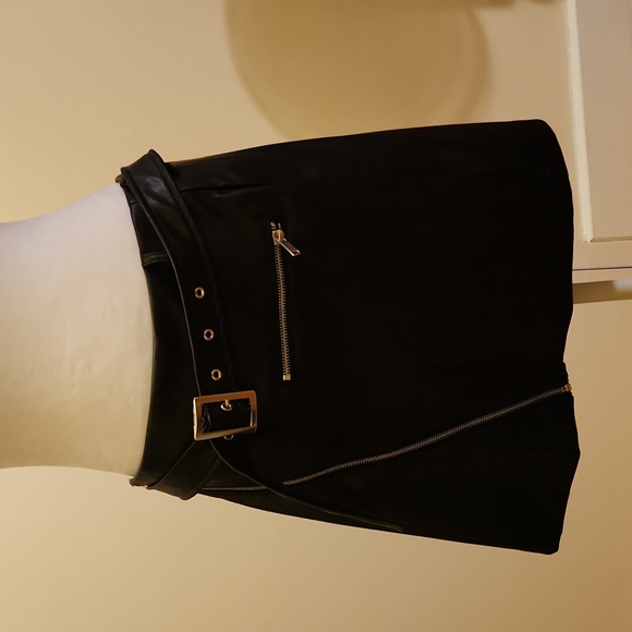 Mossimo Supply Co. Dresses & Skirts - Faux leather miniskirt & Tweed Sleeveless Dress Sold Together